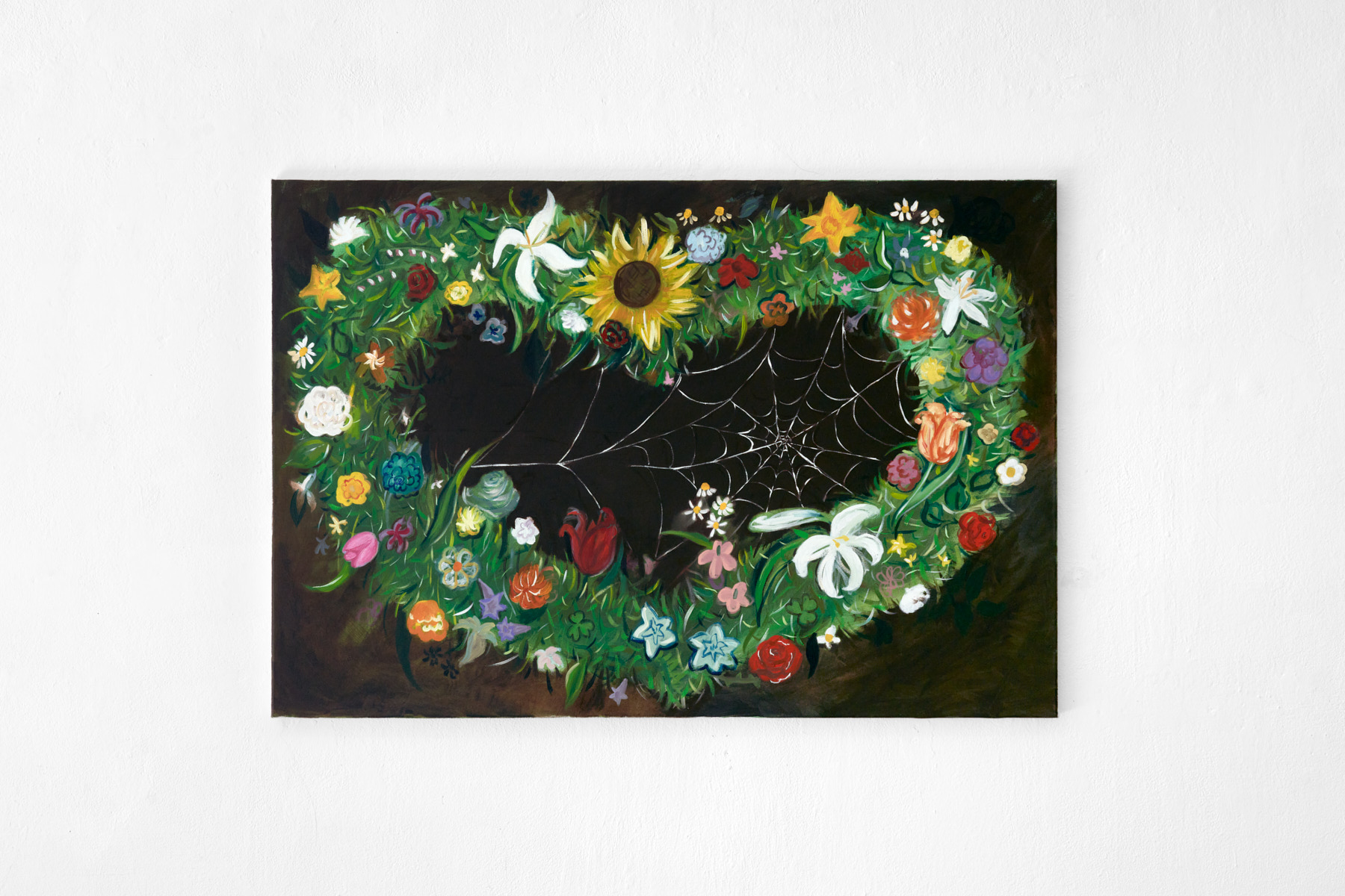Frame Job (Web), 2025, oil on canvas, 90x110cm 📸 Jens Gerber