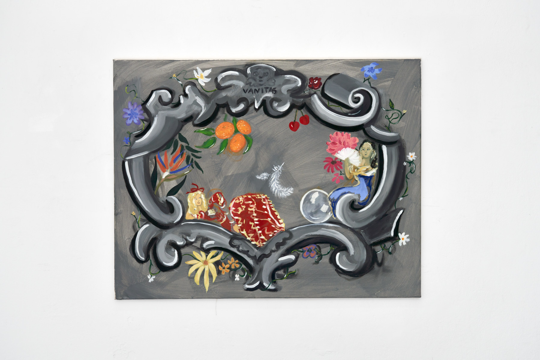 Frame Job (Flirt), 2025, oil on canvas, 70x90cm 📸 Jens Gerber