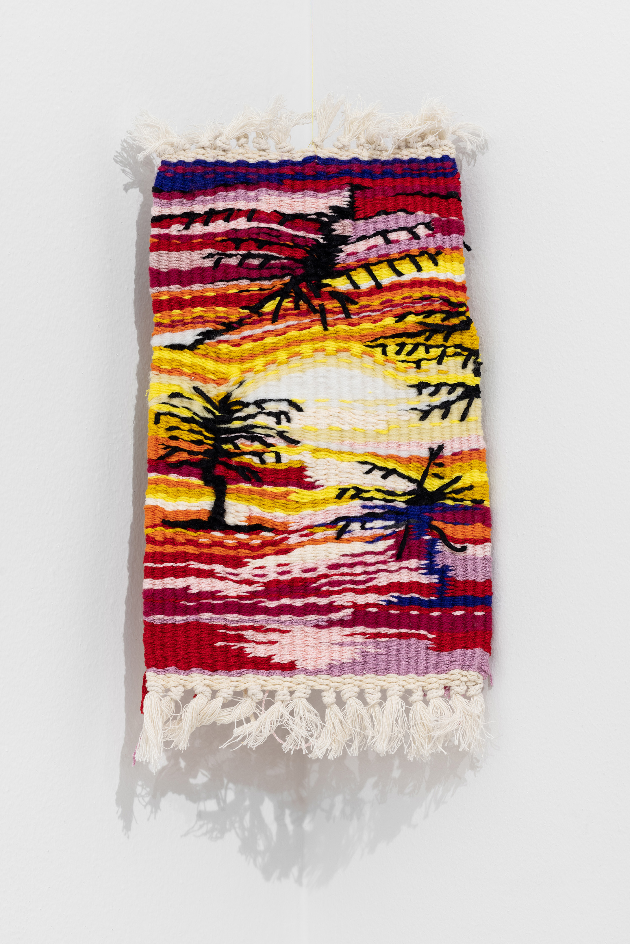 Sundown, 2022, cotton, polyacrylic, wool, 20x30cm 📸 Bruno Lopes