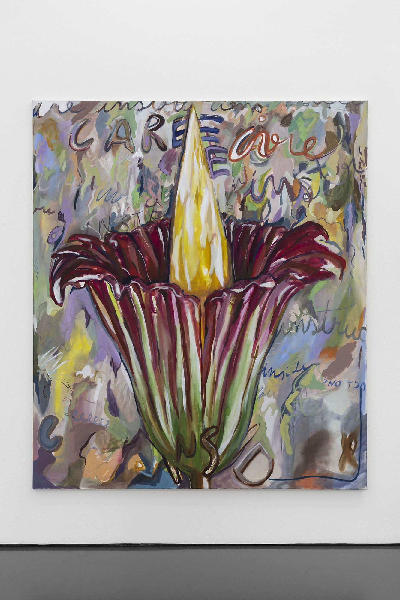 Care Instructions Inside, 2020, oil on canvas, 150x175cm 📸 Bruno Lopes