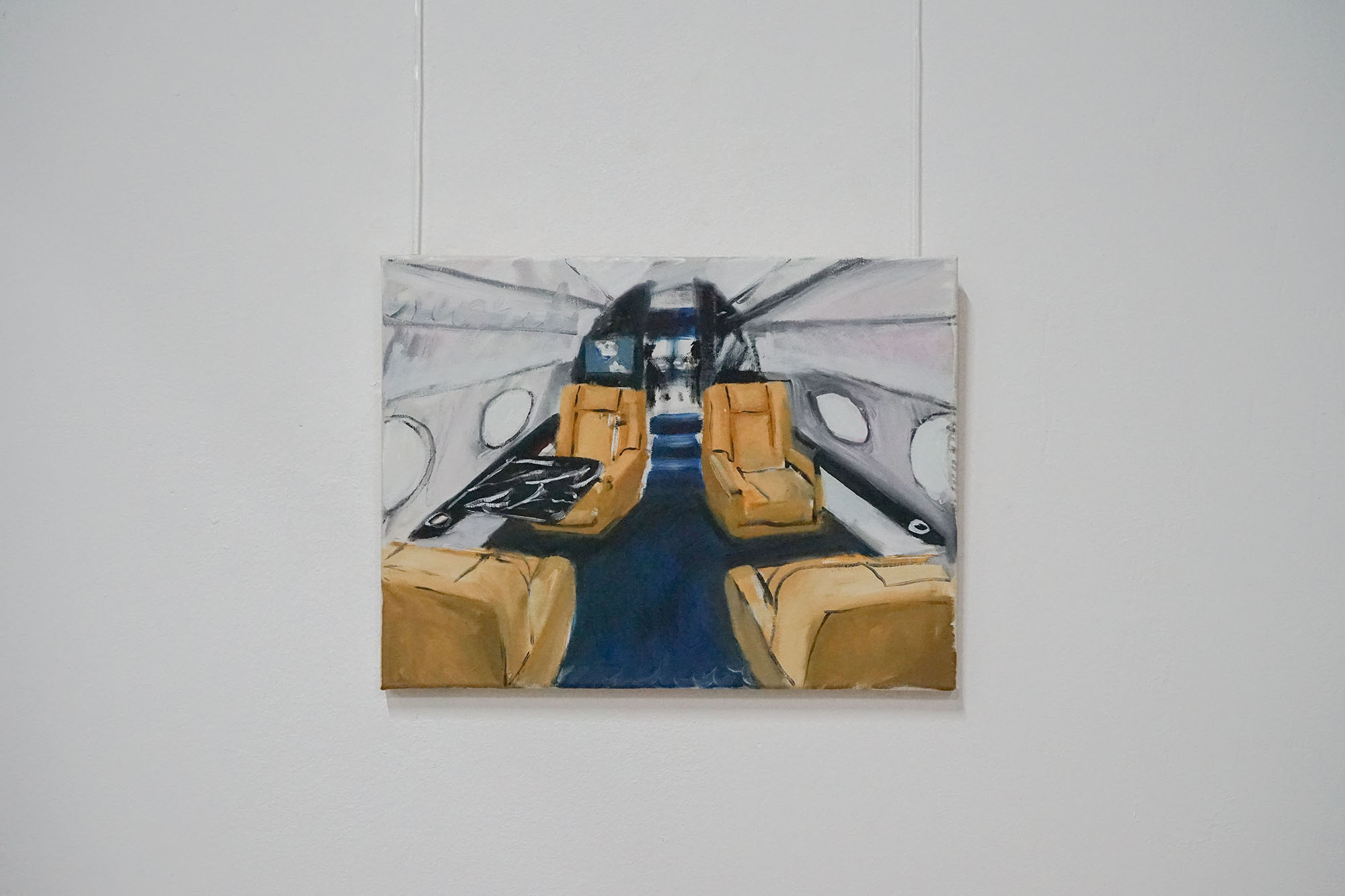 Lolita Express, 2022, oil on canvas, 30x40cm